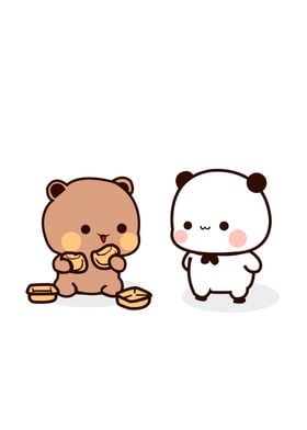 two cute bears