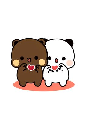 two cute bears