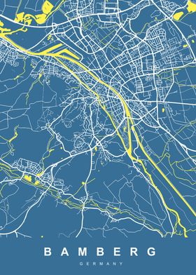 MAP BAMBERG GERMANY