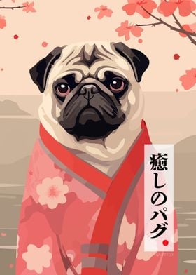 Cute Japanese Pug