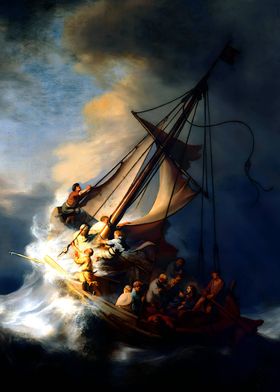Christ in a Storm at Sea