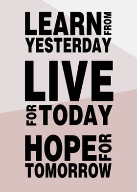 Learn Live Hope For You