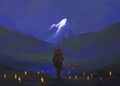 Candlelight Illustration