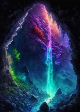 Waterfall Painting