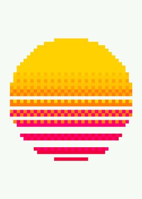 Sun Pixel Art