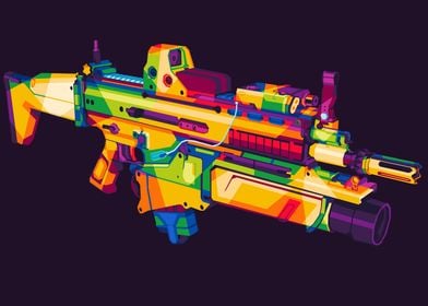 Dark WPAP FN SCAR w FN40GL