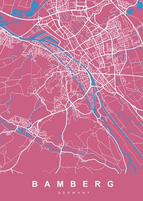 MAP BAMBERG GERMANY