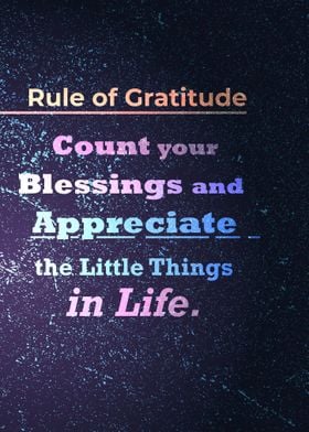 Rule of Gratitude