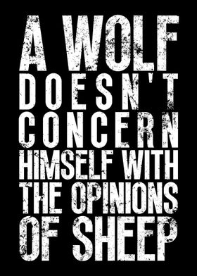 Wolf Motivation Quote