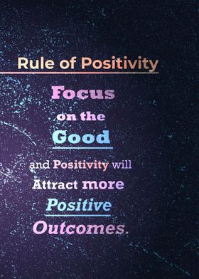 Rule of Positivity