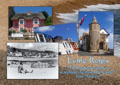 Lyme Regis a postcard from