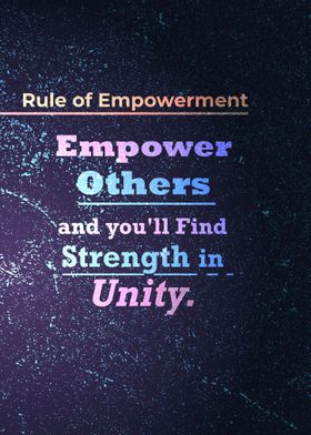 Rule of Empowerment