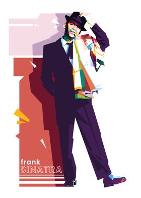 Frank Sinatra Wpap Pop Art
