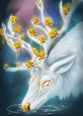 White deer