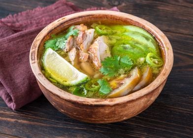 Green chili with chicken