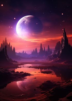 Red Universe Landscape