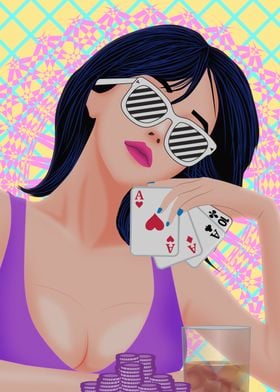 poker girl