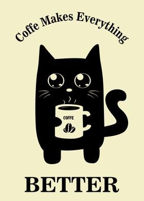 Cat and Coffee