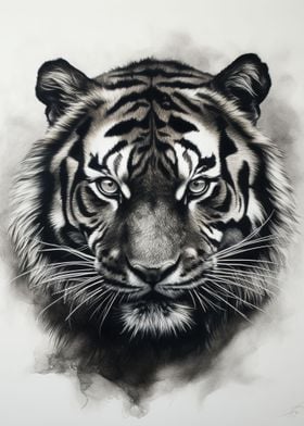 Black And White Tiger