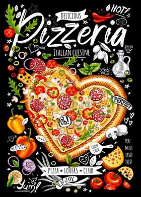 Pizzeria Poster 