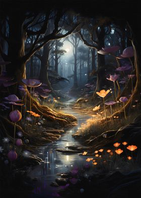 Fantasy Forest Landscape