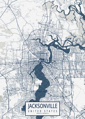 Jacksonville Map Coastal