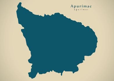 Apurimac Peru region map