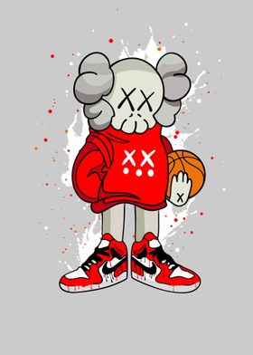 Hype red kaws