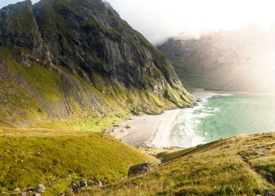 Iceland landscape sea