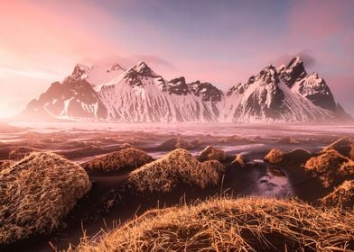 Iceland mountain landscape