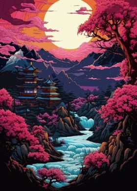 Japanese Pink Vistas