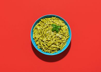 Pasta pesto bowl