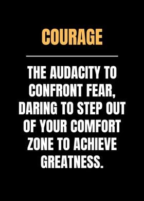 Courage Motivational Quote