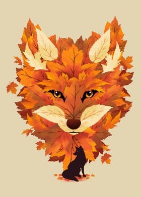 Fox and The Falling Leaves