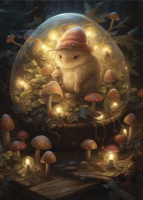 Mouse and mushroom