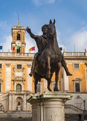 Emperor statue in Rome