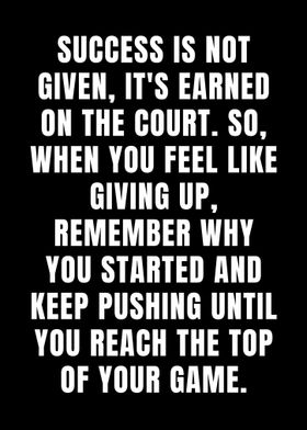 Basketball Player Quote