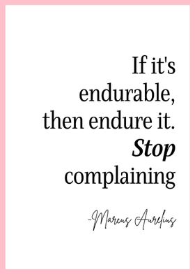 Stop Complaining 