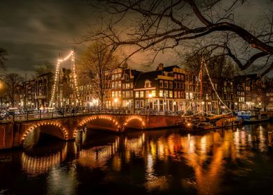 Festive Amsterdam By Night