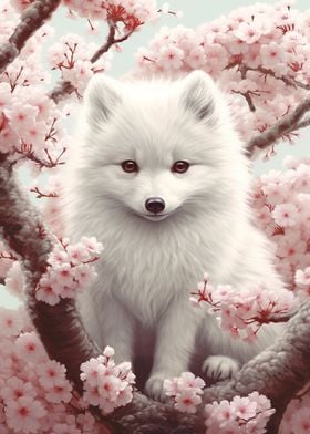 Fox Baby Cherry Blossom