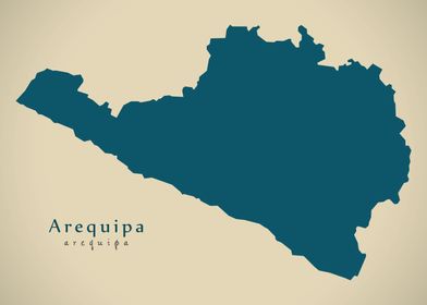 Arequipa Peru region map