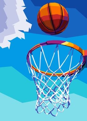 Hoop Ball Wpap Pop Art