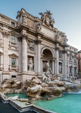 Trevi fountain Rome Italy