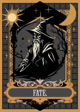 FATE WIZARD TAROT CARD