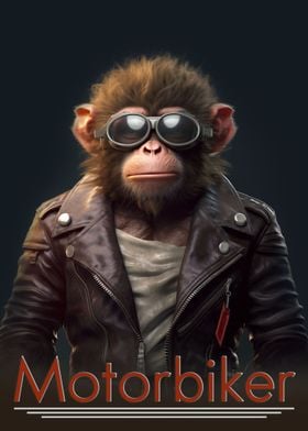 Motorbiker monkey style