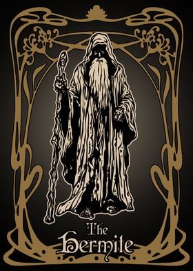 The Hermite Tarot card