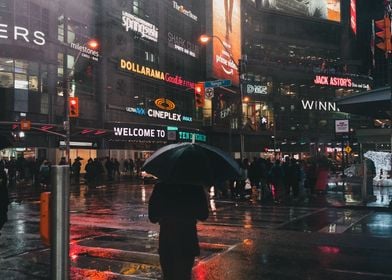 Toronto City Life at Night