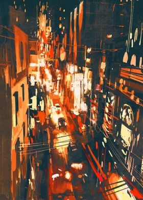 City Street Illustration