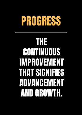 Progress Motivation Quote