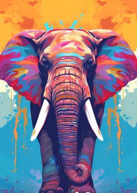 Elephant Abstract